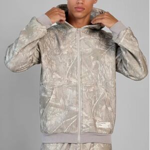 Men's Camouflage Zip-Up Hoodie